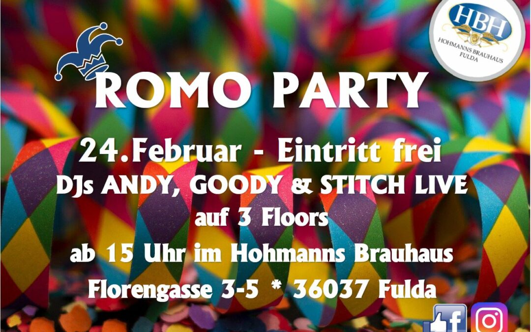 RoMo Party im Hohmanns Brauhaus